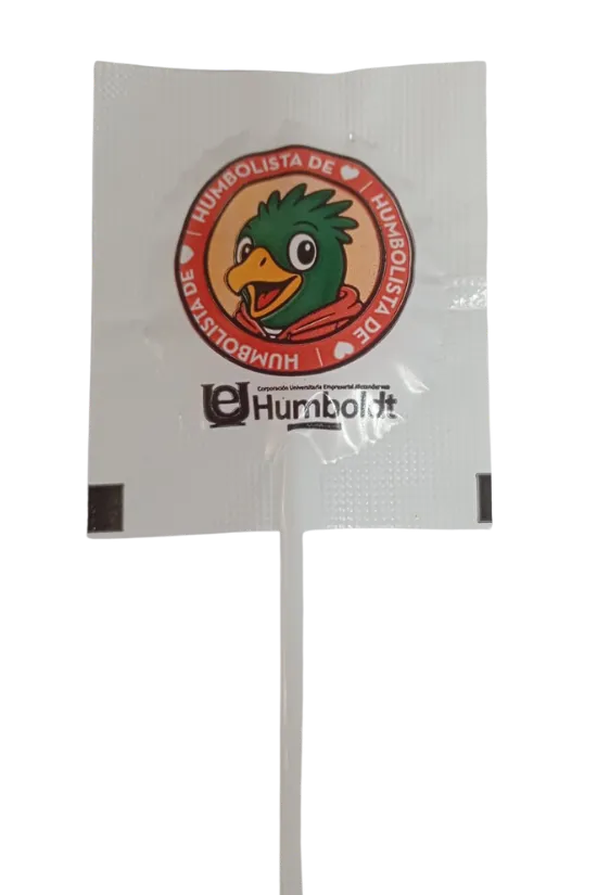 Dulce Publicitario empaque Chupeta - Humbolt